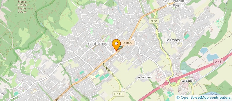 localisation de l'entreprise MADAME ANNE DECOLLE  SAINT-ISMIER