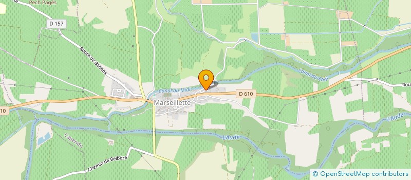 localisation de l'entreprise MADAME ANNE DECOTTIGNIE  MARSEILLETTE