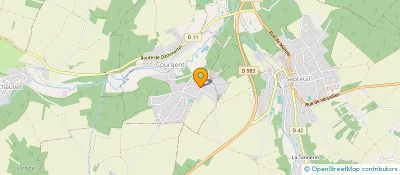 localisation de l'entreprise MADAME ANNE DECOURTYE à COURGENT