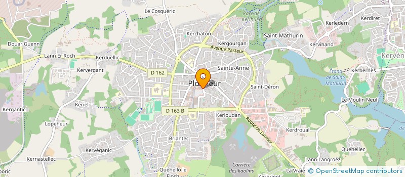 localisation de l'entreprise MADAME ANNE DECOUVELAERE  PLOEMEUR