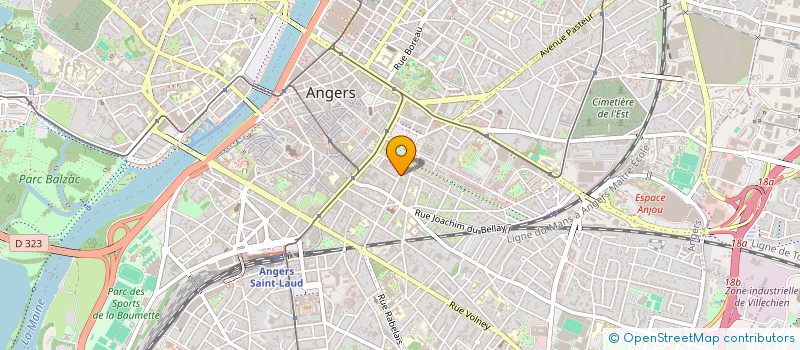 localisation de l'entreprise MADAME ANNE DECREQUY  ANGERS