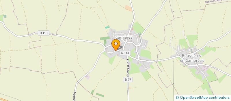 localisation de l'entreprise MADAME ANNE DEFOSSEZ à BOUSSIERES-EN-CAMBRESIS