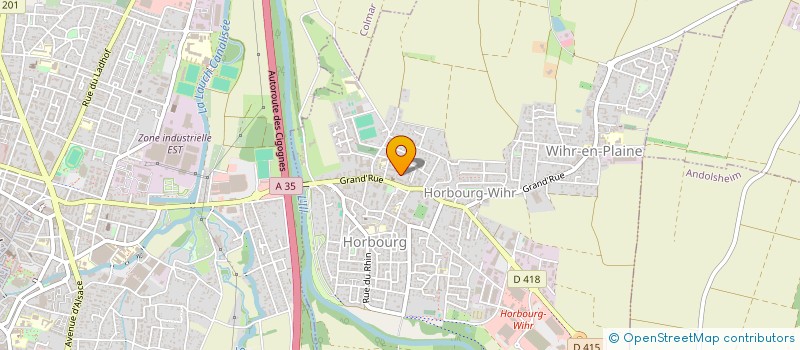 localisation de l'entreprise MADAME ANNE DEGOUT  HORBOURG-WIHR