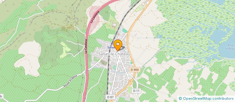 localisation de l'entreprise MADAME ANNE DEGRYSE à SALSES-LE-CHATEAU