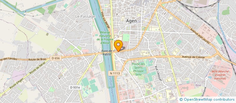 localisation de l'entreprise MADAME ANNE DEJOIE à AGEN