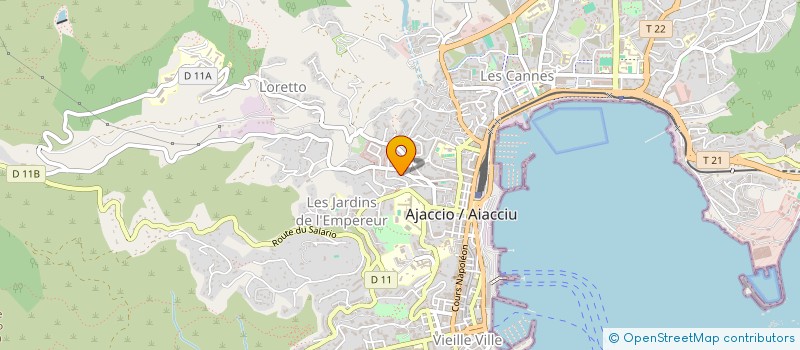 localisation de l'entreprise MADAME ANNE DEKERLE à AJACCIO
