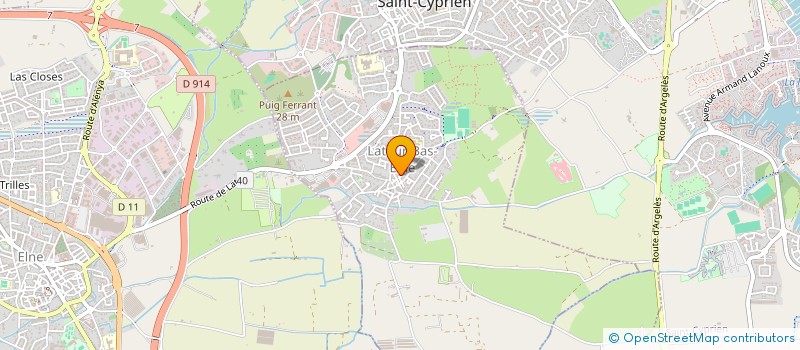 localisation de l'entreprise MADAME ANNE DEL AGUILA  LATOUR-BAS-ELNE