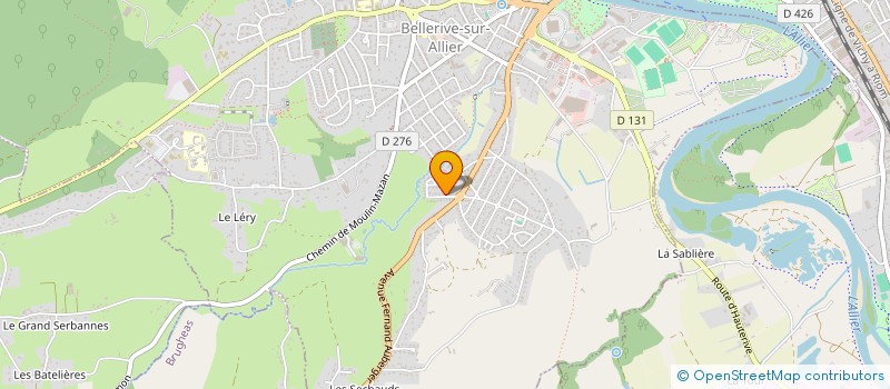 localisation de l'entreprise MADAME ANNE DEL PINO à BELLERIVE-SUR-ALLIER