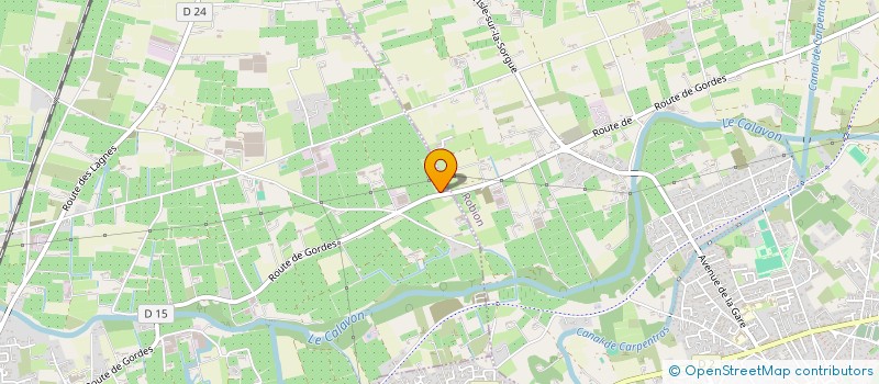 localisation de l'entreprise MADAME ANNE DELACOUR  CAVAILLON