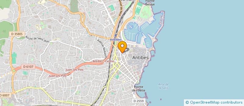 localisation de l'entreprise MADAME ANNE DELACROIX à ANTIBES