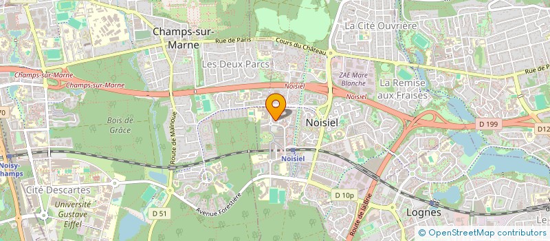 localisation de l'entreprise MADAME ANNE DELANNAY  NOISIEL