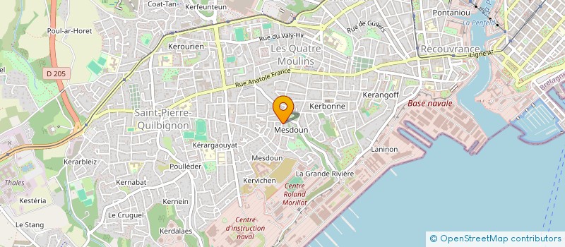 localisation de l'entreprise MADAME ANNE DELANOUE à BREST