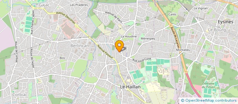 localisation de l'entreprise MADAME ANNE DELARCHE à LE HAILLAN