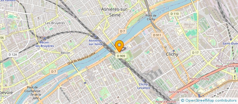 localisation de l'entreprise MADAME ANNE DELATTRE  CLICHY