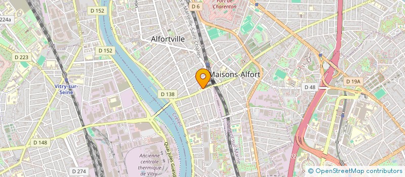 localisation de l'entreprise MADAME ANNE DELCROIX à ALFORTVILLE