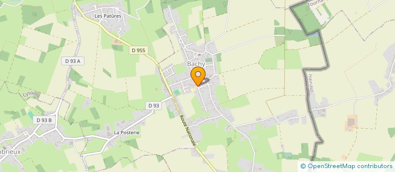 localisation de l'entreprise MADAME ANNE DELEFORGE  BOURGHELLES