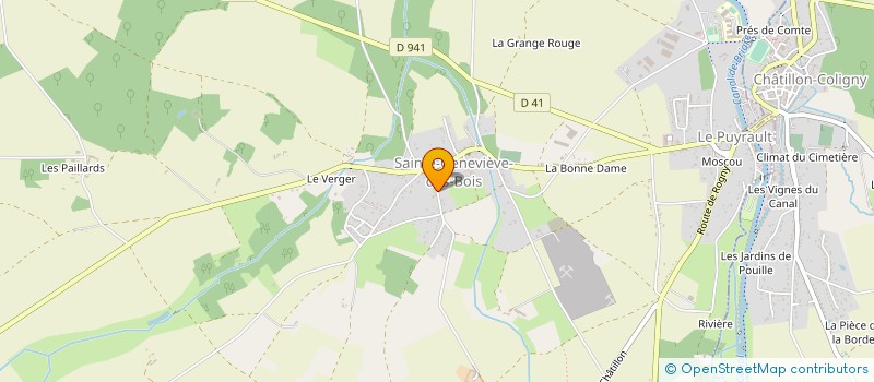 localisation de l'entreprise MADAME ANNE DELENTE à SAINTE-GENEVIEVE-DES-BOIS