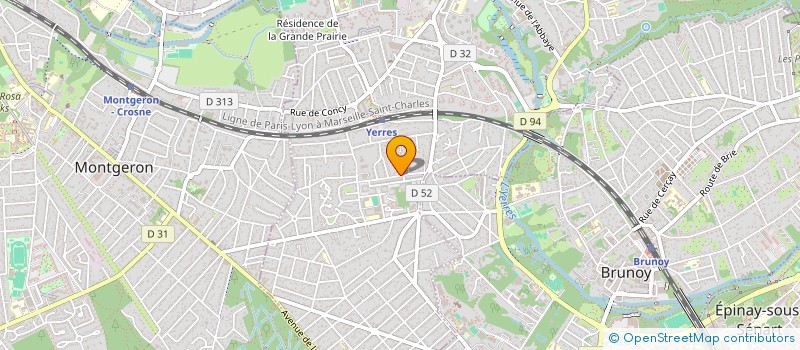 localisation de l'entreprise MADAME ANNE DELFAUT  YERRES