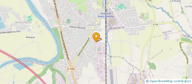 localisation de l'entreprise MADAME ANNE DELFOSSE  VEAUCHE