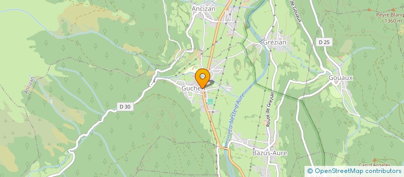 localisation de l'entreprise MADAME ANNE DELIGNAC  LOUDENVIELLE