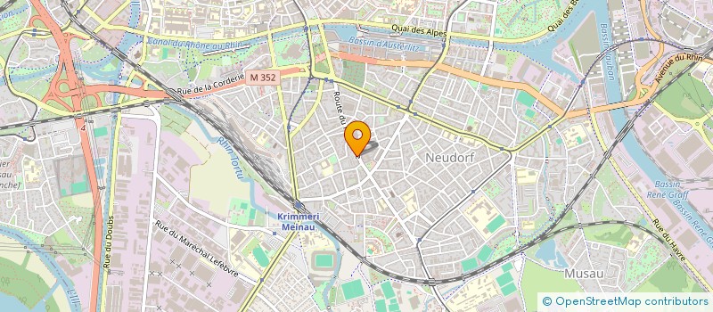 localisation de l'entreprise MADAME ANNE DELORME à STRASBOURG