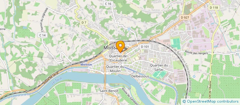 localisation de l'entreprise MADAME ANNE DELOTTER  MOISSAC