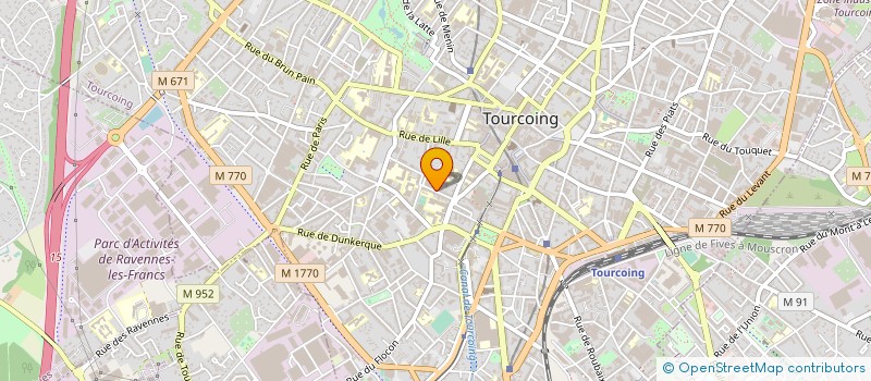 localisation de l'entreprise MADAME ANNE DELPLANCKE  TOURCOING