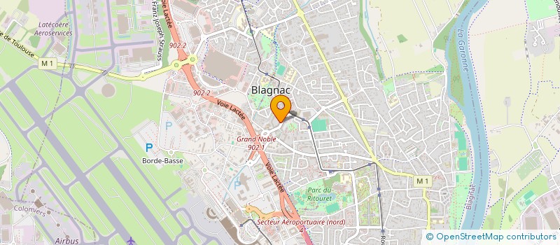 localisation de l'entreprise MADAME ANNE DELPRAT à BLAGNAC