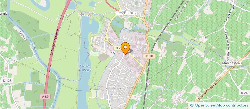 localisation de l'entreprise MADAME ANNE DELPRAT  LIBOURNE