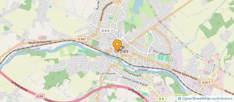 localisation de l'entreprise MADAME ANNE DELSIDINI  ORTHEZ