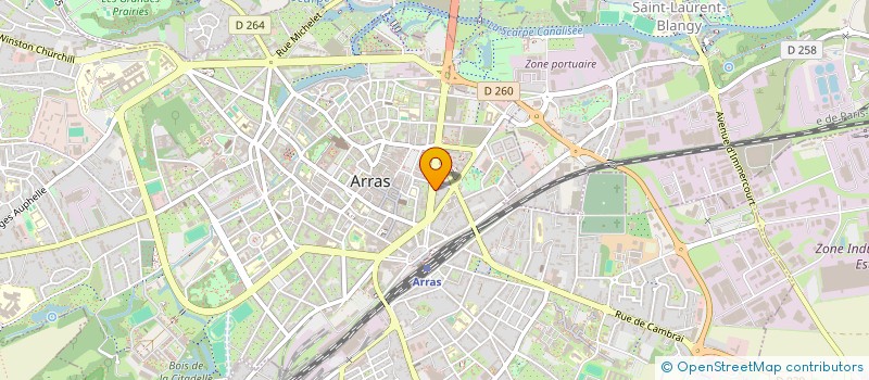 localisation de l'entreprise MADAME ANNE DEMONCHY  ARRAS