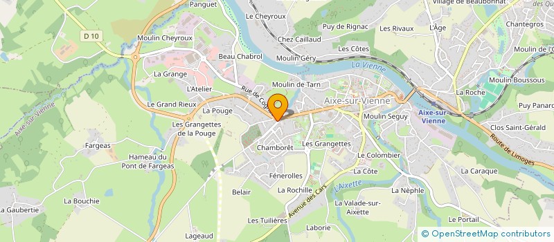 localisation de l'entreprise MADAME ANNE DENIAU à AIXE-SUR-VIENNE