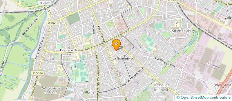 localisation de l'entreprise MADAME ANNE DENIS  CAEN