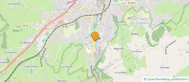 localisation de l'entreprise MADAME ANNE DENIS  SAINT-CHAMOND