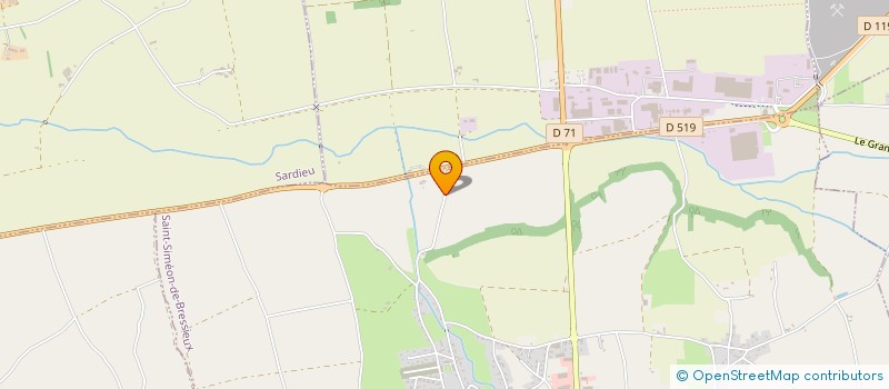 localisation de l'entreprise MADAME ANNE DENIZOT  SAINT-SIMEON-DE-BRESSIEUX