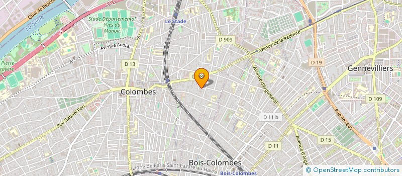 localisation de l'entreprise MADAME ANNE DESBARATS à COLOMBES
