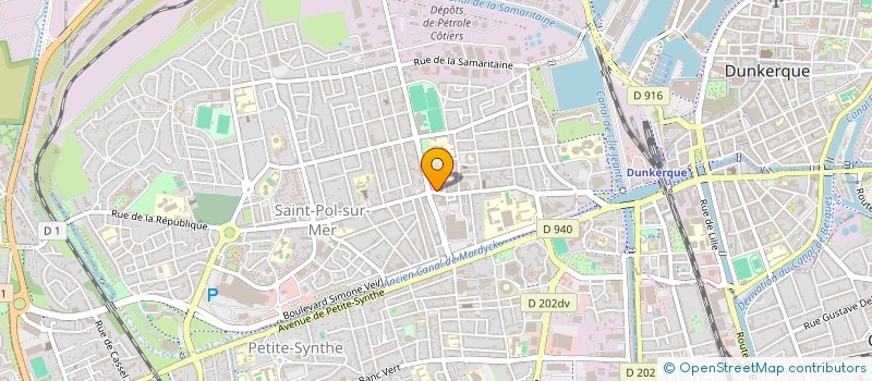 localisation de l'entreprise MADAME ANNE DESCAMPS à DUNKERQUE