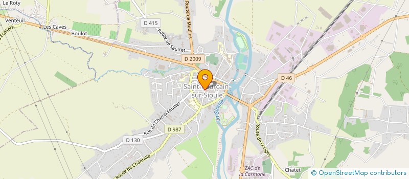 localisation de l'entreprise MADAME ANNE DESCHAMPS à SAINT-POURCAIN-SUR-SIOULE