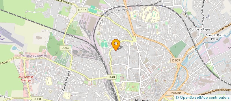 localisation de l'entreprise MADAME ANNE DESFORGES à NEVERS
