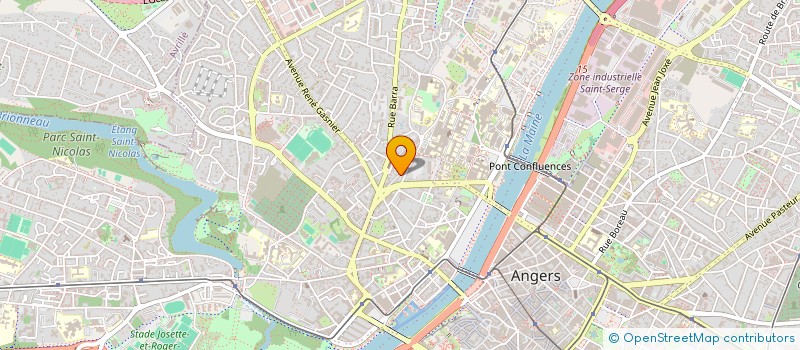 localisation de l'entreprise MADAME ANNE DESLANDES à ANGERS