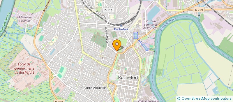 localisation de l'entreprise MADAME ANNE DESMARAIS  ROCHEFORT