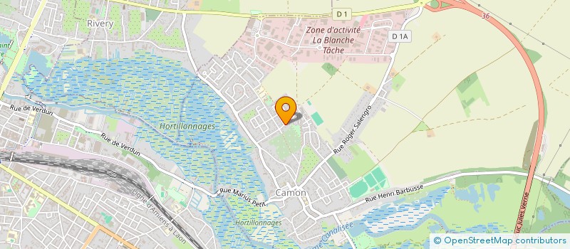 localisation de l'entreprise MADAME ANNE DESMARETS  CAMON