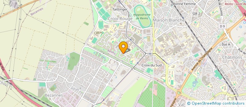 localisation de l'entreprise MADAME ANNE DESMAZURES à REIMS