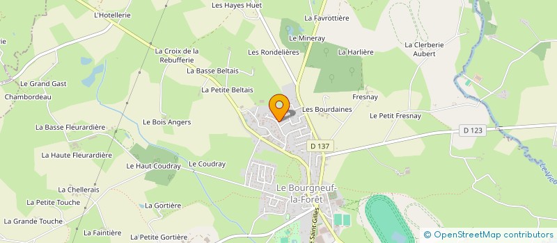 localisation de l'entreprise MADAME ANNE DESMONTILS  LE BOURGNEUF-LA-FORET