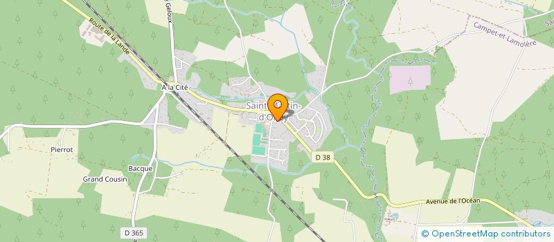 localisation de l'entreprise MADAME ANNE DESPLANQUES  UCHACQ-ET-PARENTIS