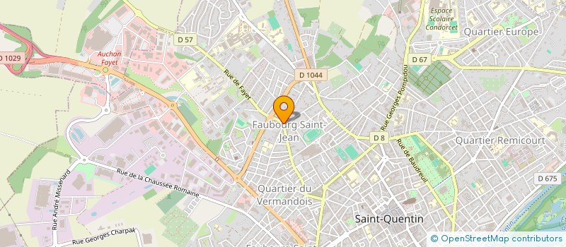 localisation de l'entreprise MADAME ANNE DESRIAC à SAINT-QUENTIN