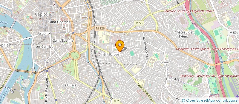 localisation de l'entreprise MADAME ANNE DESRIVIERES à TOULOUSE