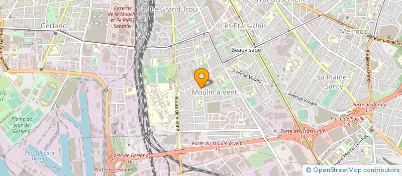 localisation de l'entreprise MADAME ANNE DESSEIGNES  VENISSIEUX