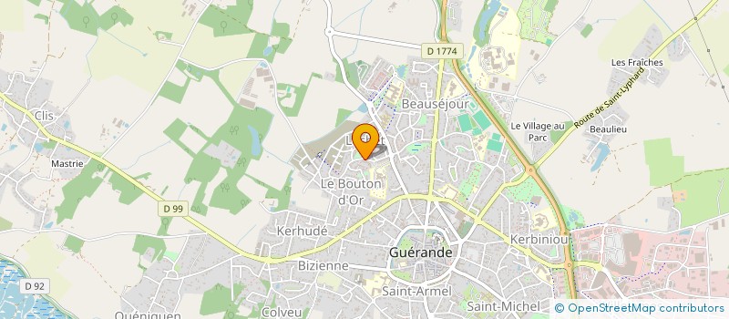 localisation de l'entreprise MADAME ANNE DETURCK à GUERANDE