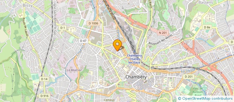 localisation de l'entreprise MADAME ANNE DEVAI à CHAMBERY